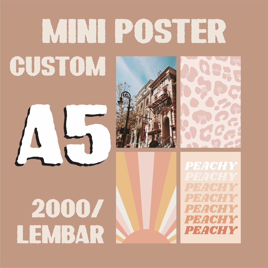 

MINI POSTER A5 CUSTOM