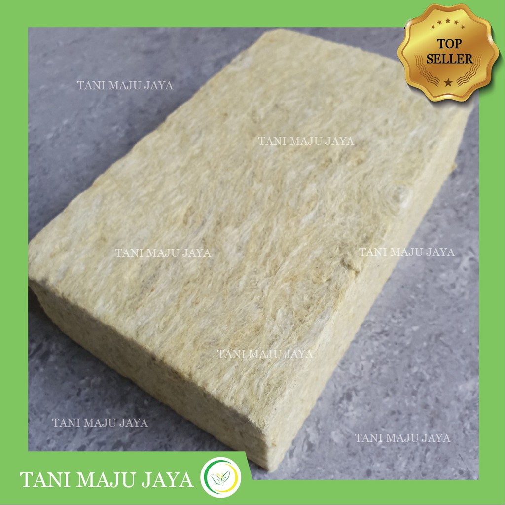 Media Tanam Rockwool Hidroponik Cultilene 25x15x7.5CM Original 100% Chile Aquaponik Aquascape