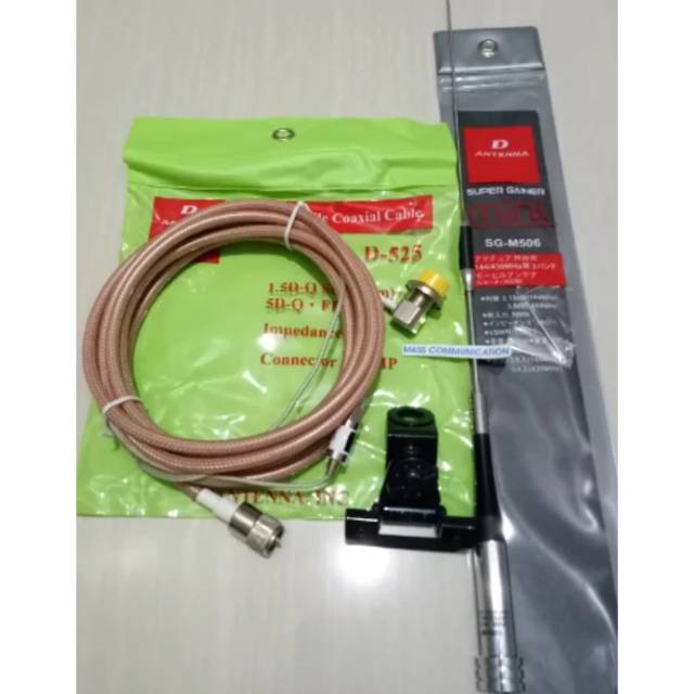 Paket antena+breket mobil RIG-HT.siap pakai.