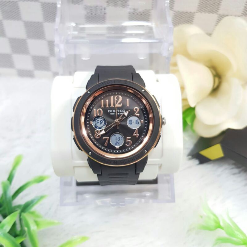 Jam tangan cewek DIGITEC DG 4091T original tahan air