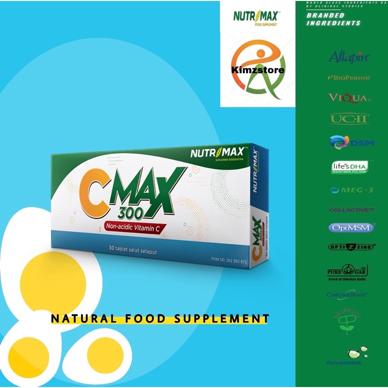 Nutrimax C Max 300mg 30 tablet / Vitamin C 300 mg / Vit C 300 / Vit C