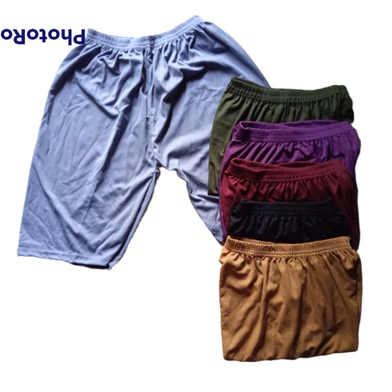 CELANA PENDEK KOLORAN SHOT DALAMAN RANGKEPAN PRIA WANITA S M L XL 3L 5L 6L JUMBO
