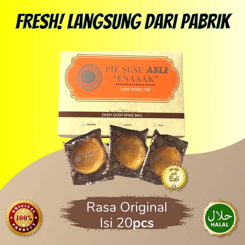 

Pie Susu Asli Enaaak Khas Bali Isi 20 Pcs