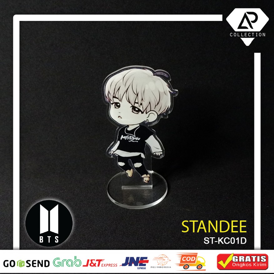 Standee Acrylic Custom Suga / Standee KPOP Cartoon BTS / Action Figure Akrilik BTS