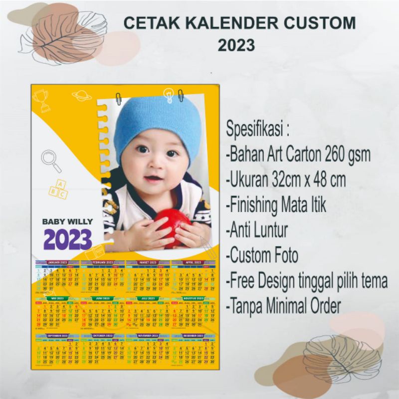 

CETAK KALENDER CUSTOM FOTO 2023