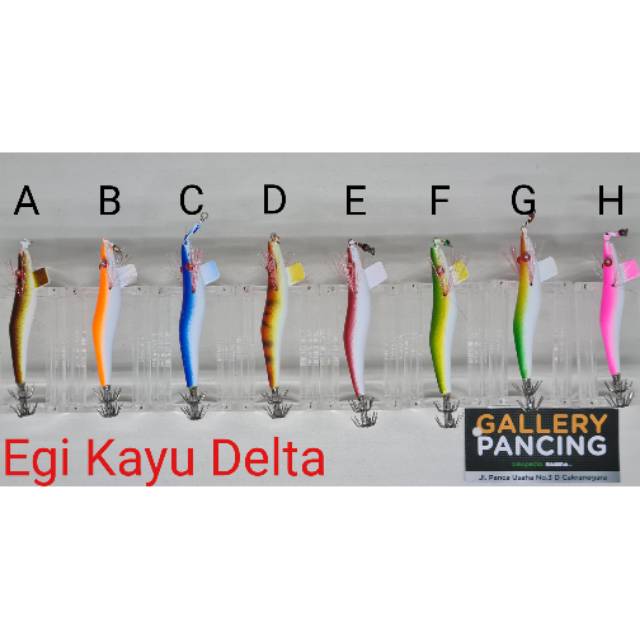 Egi Kayu Umpan Cumi Udang Kayu Delta Size 1.0