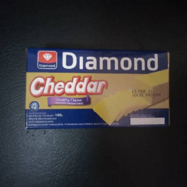 Keju Diamond Cheddar 180 gram
