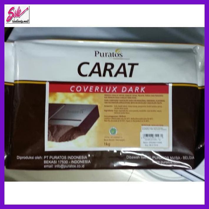 

SAKMACOKLAT- CARAT COVERLUX / COKLAT COMPOUND DARK - 1KG -MAKANAN-MINUMAN.