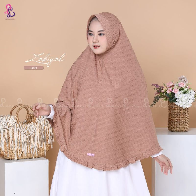 BERGO ZAKIYAH ORI BY LINALIVIA HIJAB/LINALIVIA HIJAB BERGO