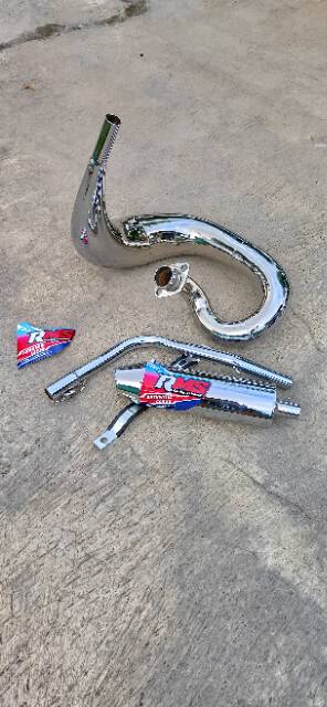 KNALPOT UDANG TRAIL NINJA R RR SS SATRIA 2 TAK SUZUKI TS 125 TS125 RX KING F1Z R FIZR FIZ R RXZ RXS-1