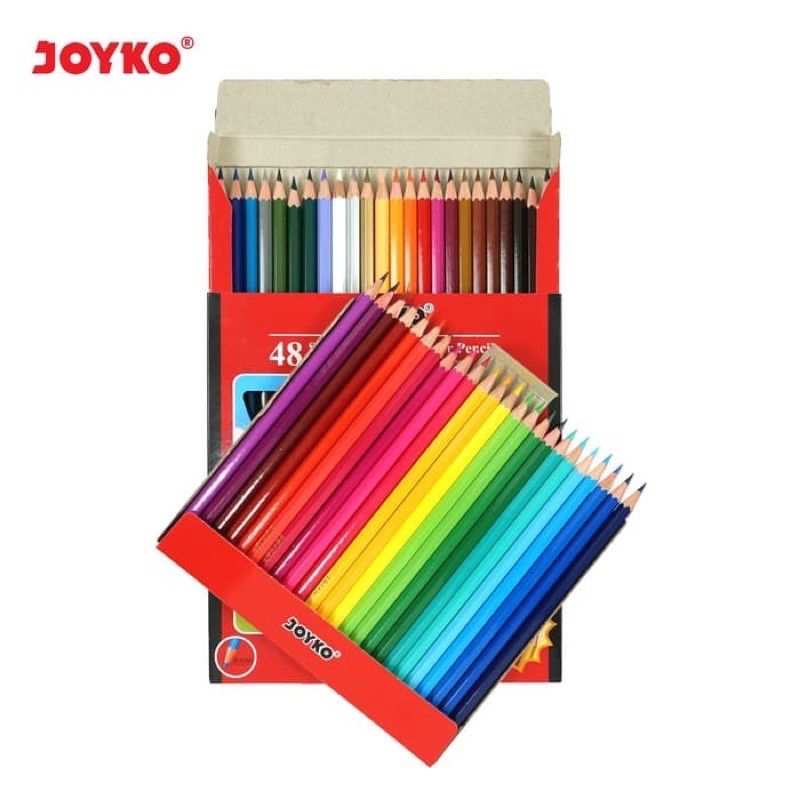 

Pensil Warna Colour Pencils Joyko CP-48PB 48 Warna