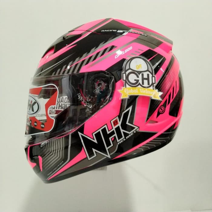 OFC HELM NHK GP1000 PLASMA PINK FLOURECENT SE NHK GP 1000 NHK GP1K - M