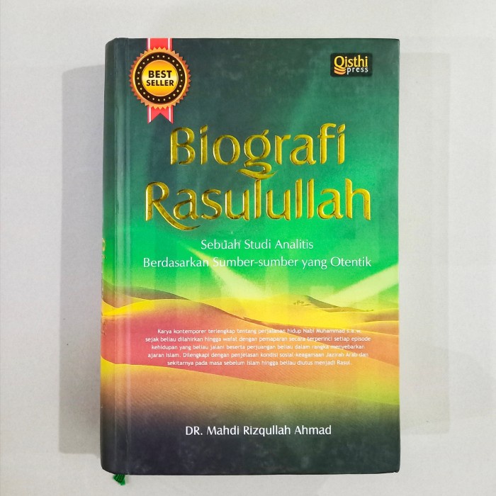 

Buku biografi lengkap rasulullah berdasarkan sumber sumber otentik