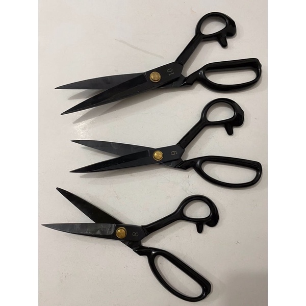 Gunting butterfly Gagang Karet Premium 8 INCH / 9 INCH / 10 INCH Gunting Kain Tajam Butterfly Gagang Karet Premium-1