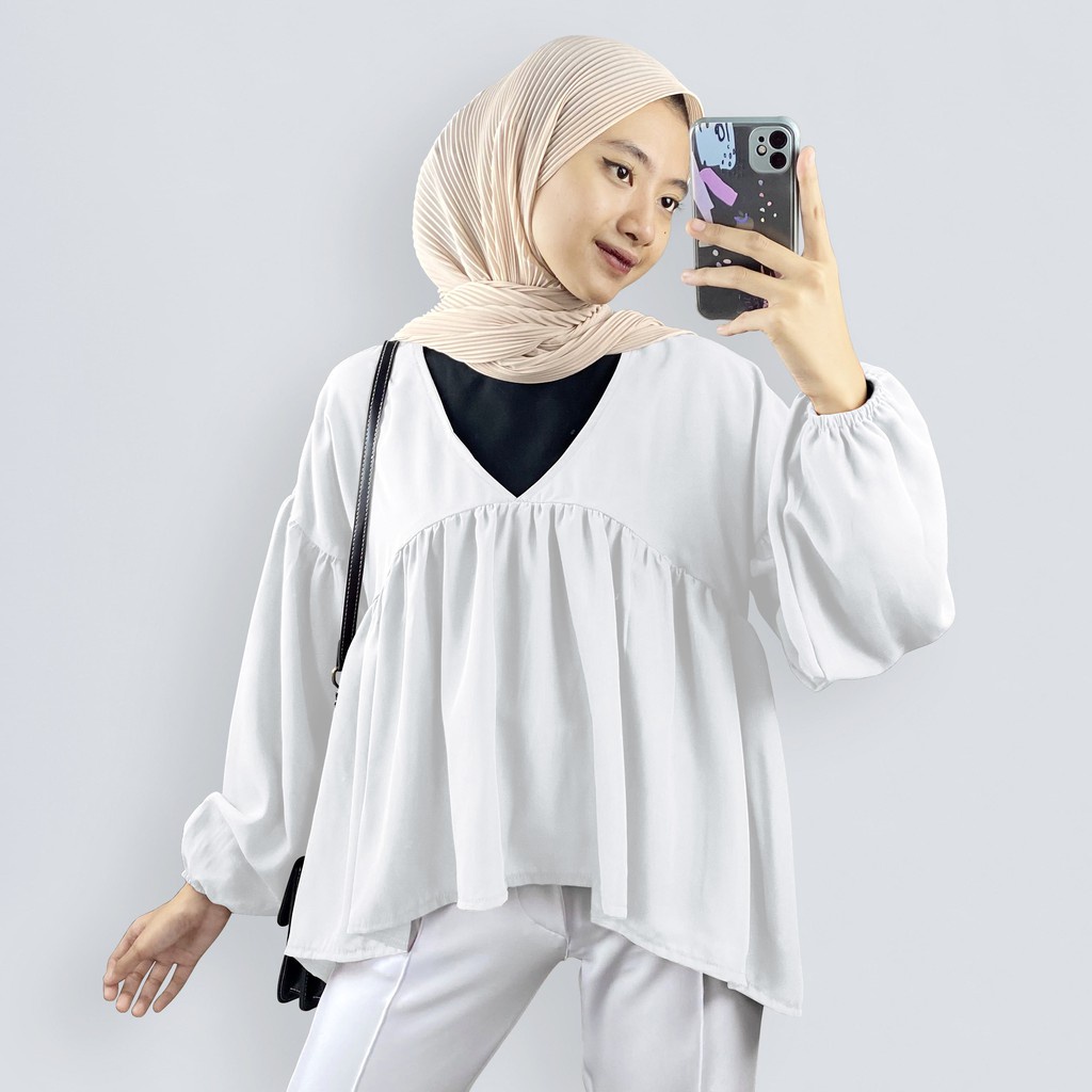 BLOUSE FRISKA RUFFLE