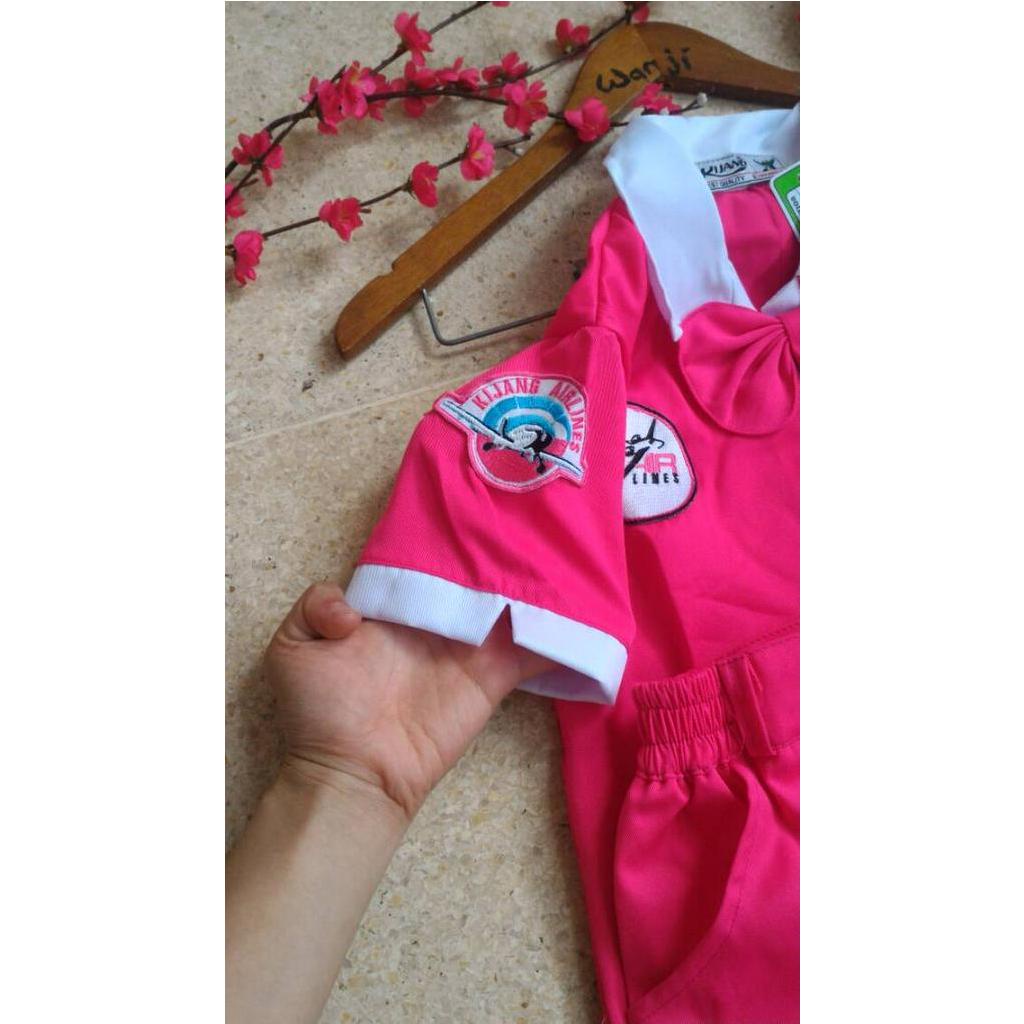 Baju Pramugari Cita-cita Anak 3-12 tahun