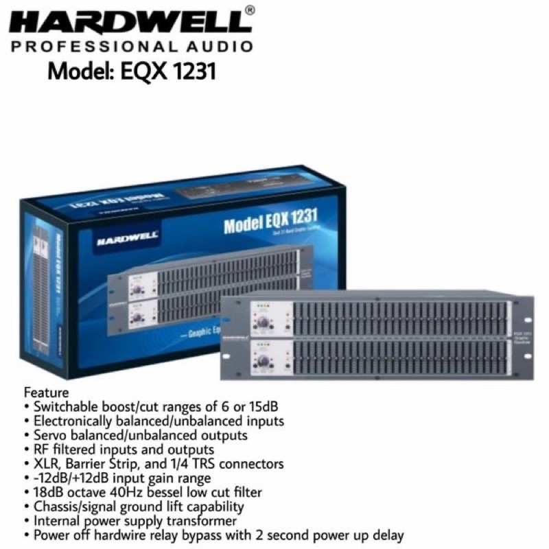 Equalizer Hardwell EQX 1231 Original Hardwell eqx1231