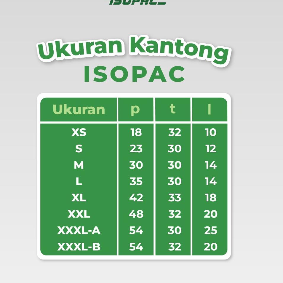 

EDNR Kantong Bersegel ISOPAC ( 1 Pack isi 50pcs ) Kemasan Plastik - Delivery Bag - Plastik segel 2020 Promo Gila