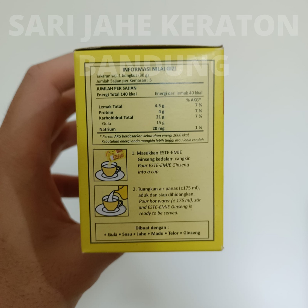 STMJ Sido Muncul ESTE EMJE dengan Ginseng isi 5 sachet