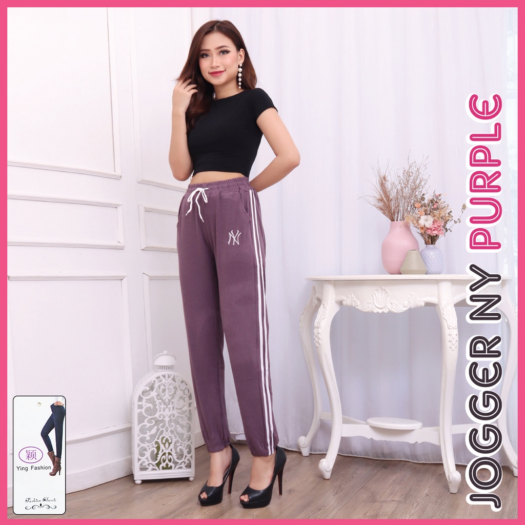 Jogger NY / Jogger New York / celana jogger wanita / Jogger Import