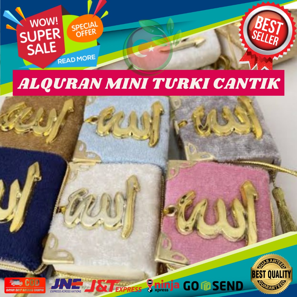 ALQURAN MINI TURKI QURAN MINI ISTANBUL QURAN MINI TURKIYE ALQURAN MINI GANTUNG SOUVENIR TURKEY