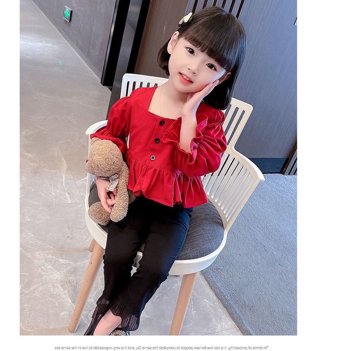 CG SSP28-Setelan Set Anak Perempuan Rinoa Ruffle