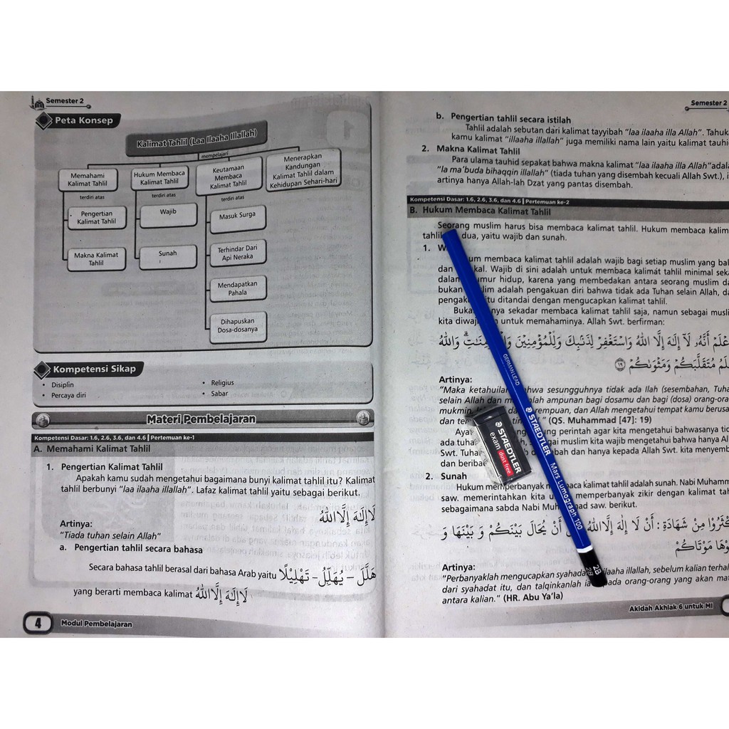 Lks Akidah Akhlak Mi Kelas 6 Semester 2 Kma No 183 2020 2021 Thawaf Shopee Indonesia