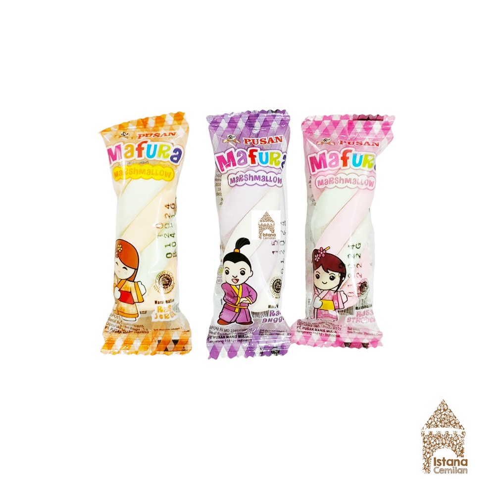 Mafura Permen Marshmallow Lilit / Kepang SATUAN