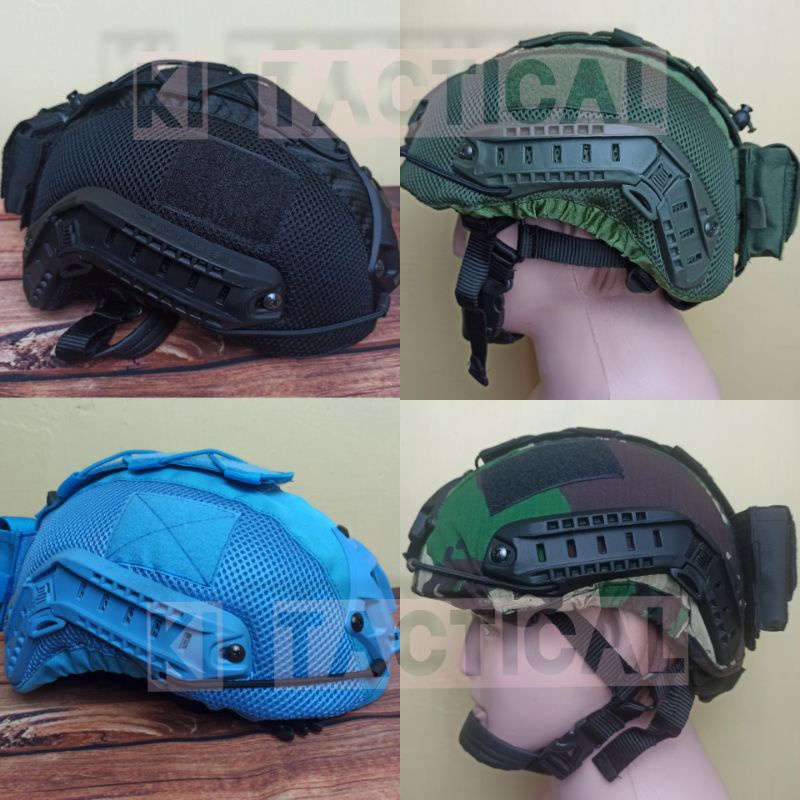 Helm Tactical - helm tactical cover band batery - helm airsoft - helm densus -  Helm Tactical Mich helm tactical cover double mess helm tni helm polisi helm tactical mich 2001