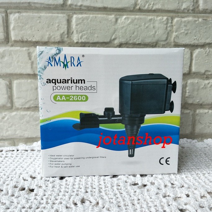 Amara AA 2600 AA2600 mesin pompa celup aquarium aquascape kolam hidroponik