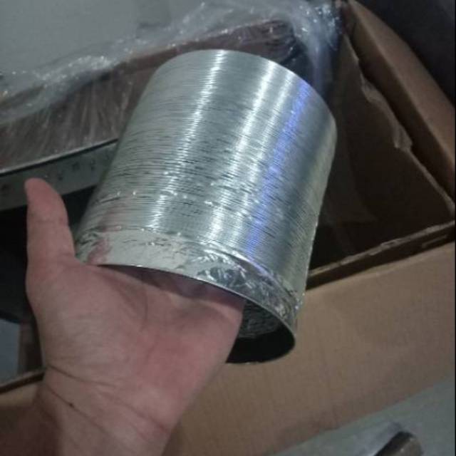 Cerobong aluminium foil 5&quot; permeter untuk Cooker Hood / Cerobong asap 5 Inchi