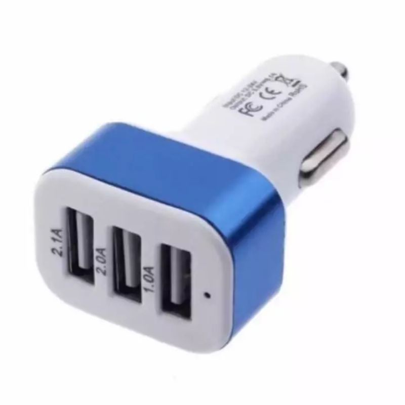 Car Charger 3USB Output /Batok Saver Casan Mobil 3Usb