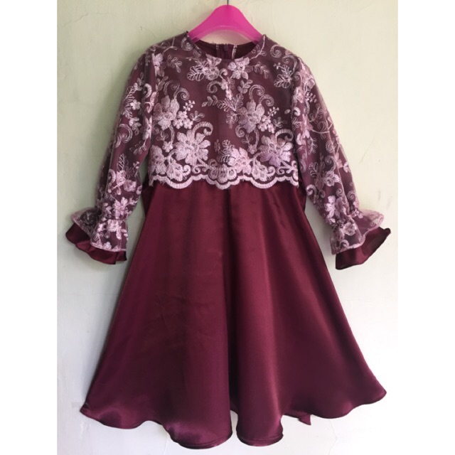 Jasa jahit gamis anak/dress anak