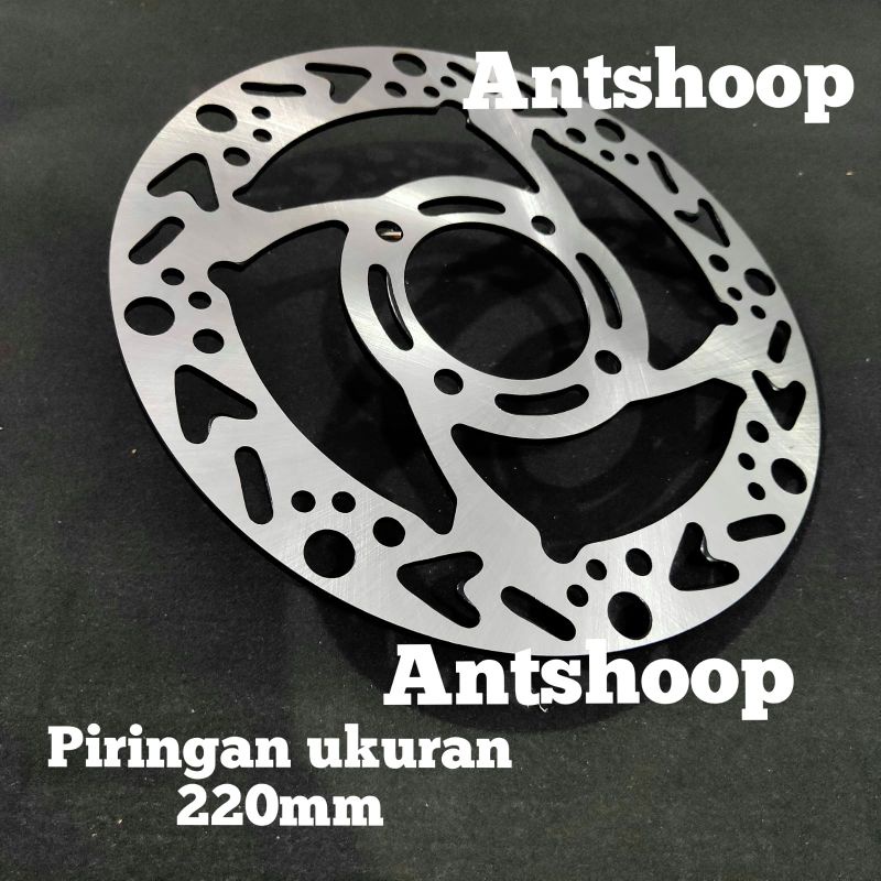 Disc Brake Piringan Cakram Datar  Lubang 4 Coak motif Ukuran 220mm jupiter z jupiter MX Revo beat scoopy mio soprty nouvo