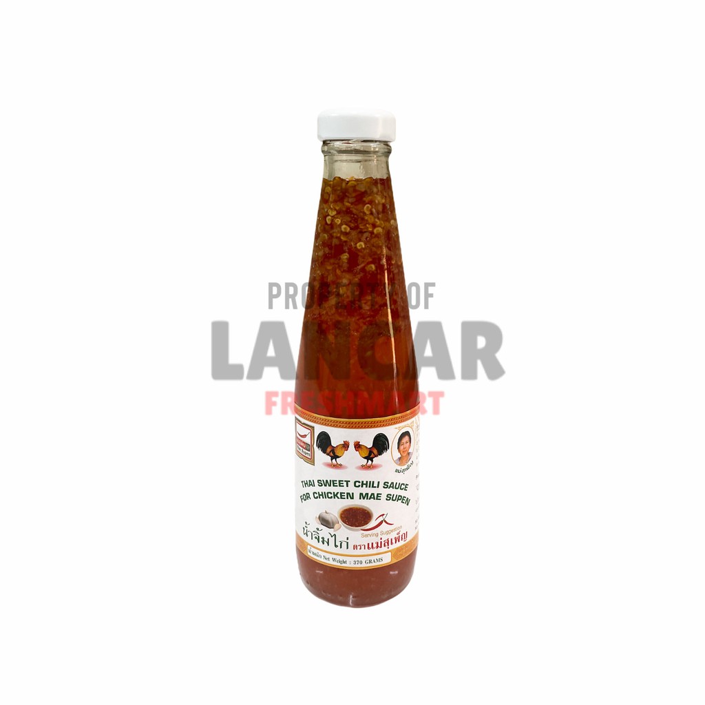MAE SUPEN THAI SWEET CHILI SAUCE 370 GR / SAUS THAI MANIS PEDAS 370GR