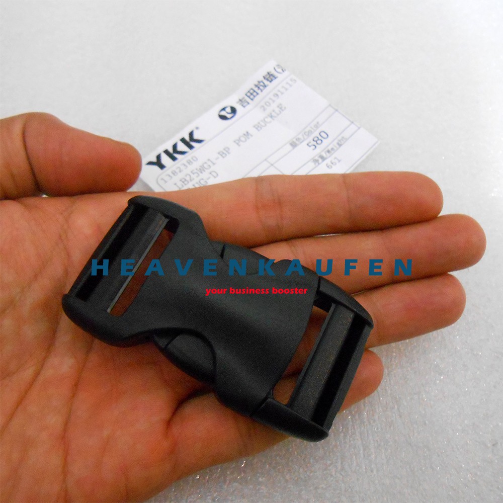 Buckle Kunci Sodok Slop Merk YKK 2,5 cm Bagus Kuat Berkualitas Terbaik Untuk Buckle Tas Dll