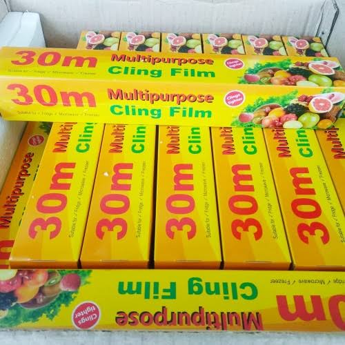 Plastik Wrap Makanan Penutup Sealer Buah Multipurpose Cling Film 30meter