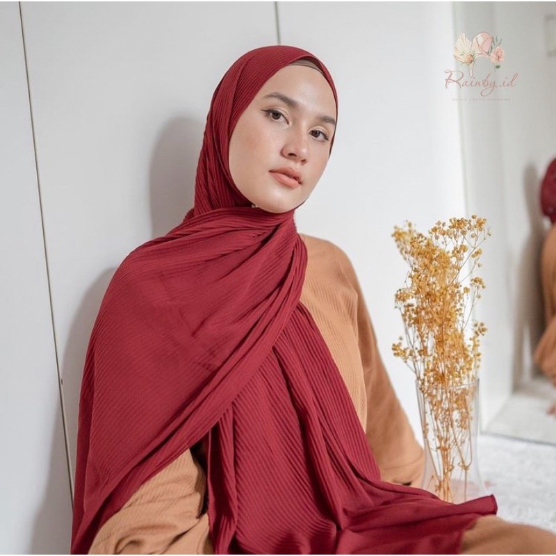 Pashmina Plisket | Pashmina Plisket Premium | Pashmina Plisket Murah
