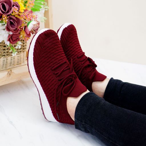 GSW Sepatu wanita Sneakers wanita Import Sneakers wanita Fashion FlyKnit Import With Air Boost Outsole &amp; Sponge ( TP33 ) Sepatu wanita import sepatu sneaker wanita import premium