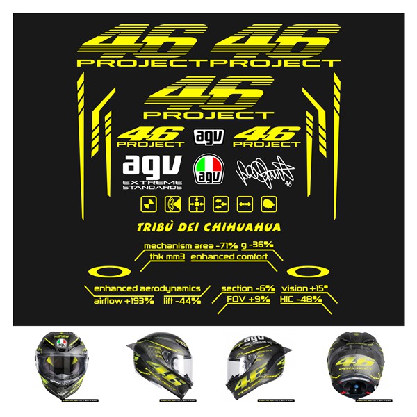  Cutting  Sticker Helm  Custom  AGV Pista 46 Project Shopee 