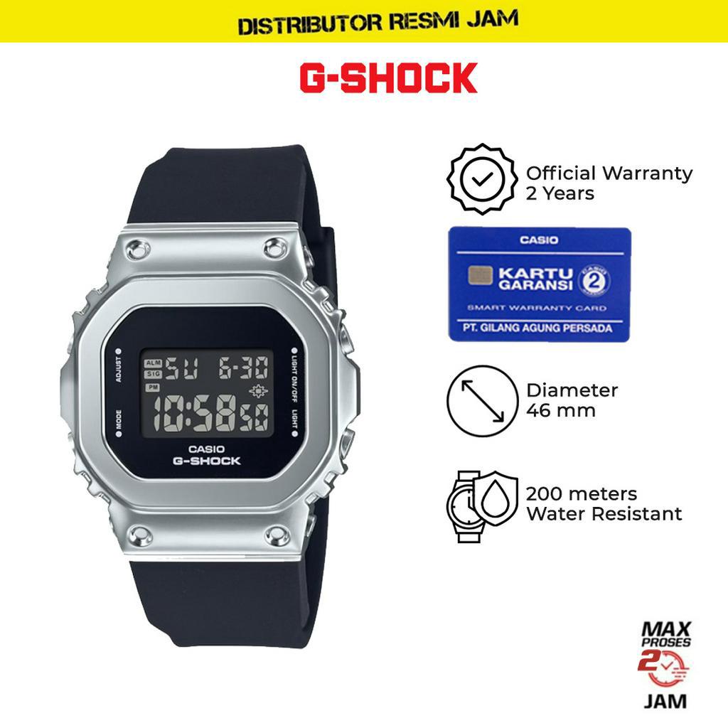 G-shock GM-S5600-1DR GM-S5600 GM-S5600 Garansi Resmi 2 Tahun