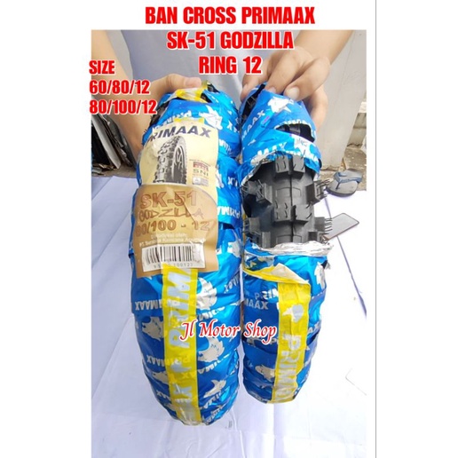 BAN CROSS PRIMAAX SK-51 60/100 Dan 80/100 RING 12 - BAN CROSS SK-51 60/100 Dan 80/100 RING 12 PRIMAX