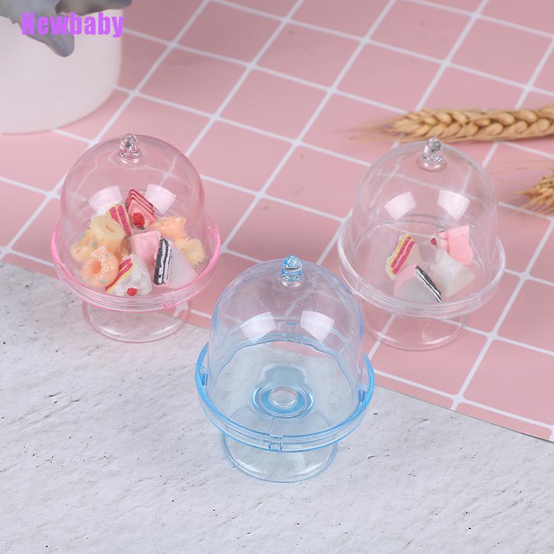 (Newbaby) Miniatur Toples Makanan Penutup Skala 1: 12 Untuk Aksesoris Rumah Boneka