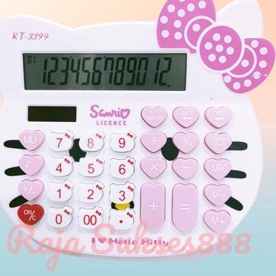 

Update - Kalkulator Hello kitty JUMBO SIZE kartun calculator Hello kitty KT3399 BESAR 3399 12 digit 爱