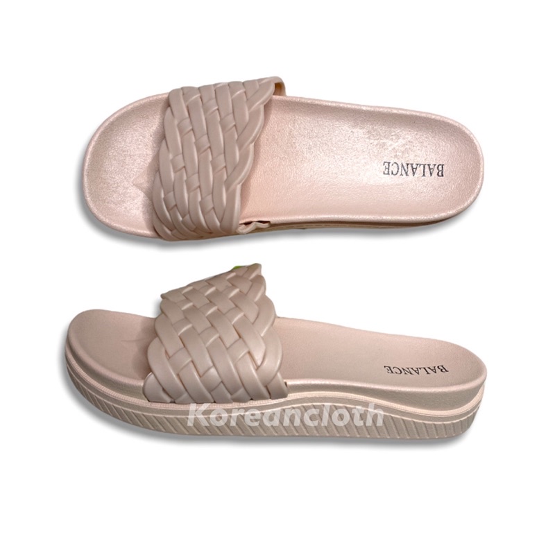 2088-X1 Balance sandal karet wanita perempuan sandal slop jelly import termurah