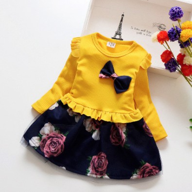 Plazababku DRESS IMPORT WONDER ROSE EBV Baju Dress Anak Perempuan Import