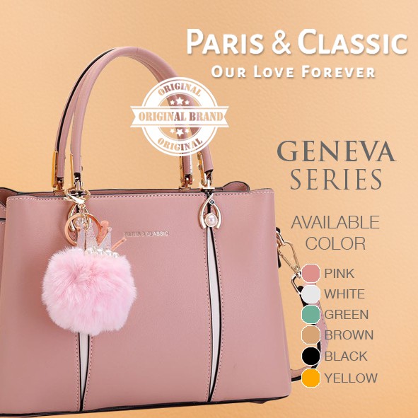 Paris Classic Tas Wanita Import Branded Original Terbaru Handbag Selempang Wanita Top Handle Bag Tas Fashion Wanita Import [PC 20405]