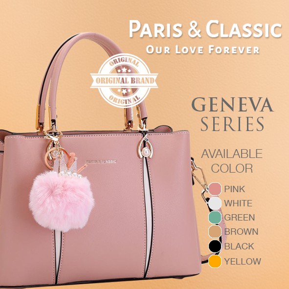 Paris Classic Tas Wanita Import Branded Original Terbaru Handbag Selempang Wanita Top Handle Bag Tas Fashion Wanita Import [PC 20405]