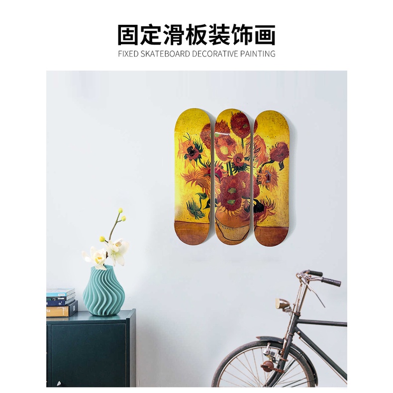 Ms2209 Holder Dinding Bahan Akrilik Untuk Dekorasi Skateboard