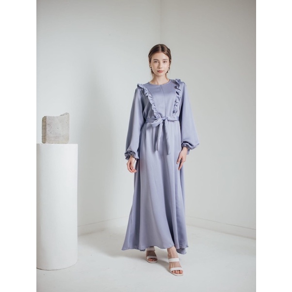 CANTIKA DRESS -  Dress wanita/Dress Wanita Silk/Dress Silk Muslim